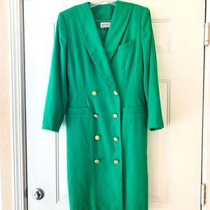 Kasper A.S.L Women's Wool Blend Blazer Dress Jacket